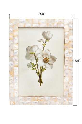[161163-BB] Mother of Pearl Photo Frame 5x7