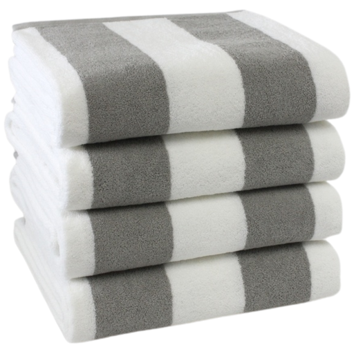 [162388-BB] Beach Club Towel Grey