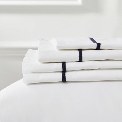 [162420-BB] Lagos Queen Duvet Cover Navy