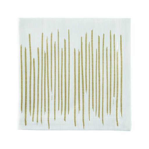 [162475-BB] Brushstroke Gold Napkin