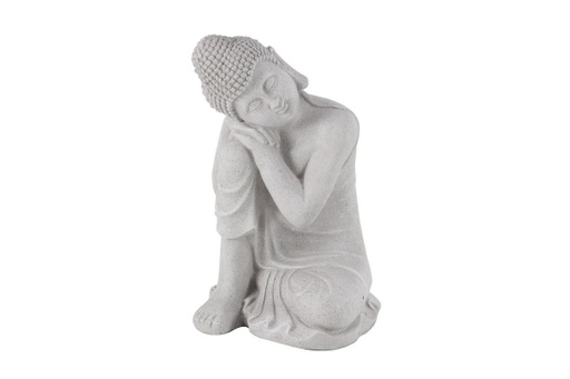 [167322-BB] Seated Buddha Stone Statue 20in