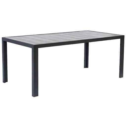 [163045-BB] Cali Dining Table Gunmetal