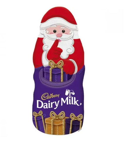 [201281-BB] Cadbury Dairy Milk Large Hollow Santa 100g
