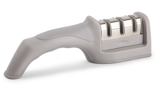 [163217-BB] Comfort Grip Knife Sharpener Grey