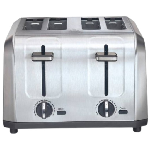 [163868-BB] Hamilton Beach® Brushed Stainless Steel 4-slice Toaster