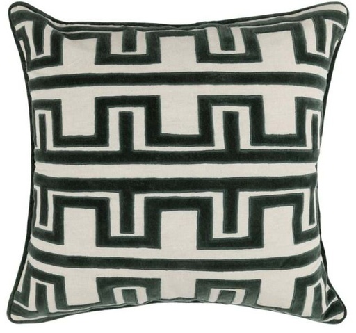[164109-BB] Arlo Forest Green Pillow 22x22in