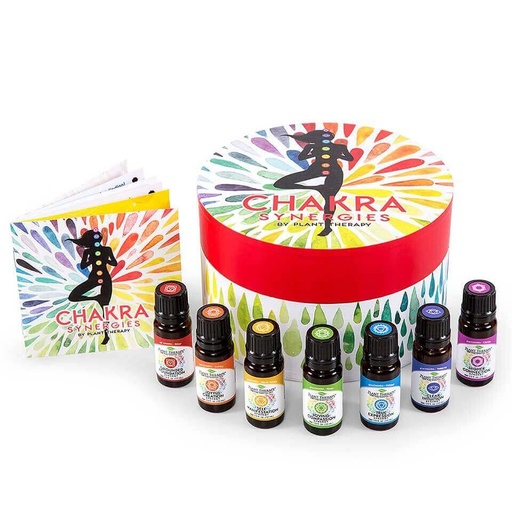 [164245-BB] Plant Therapy Chakra Synergies Essential Oil Set