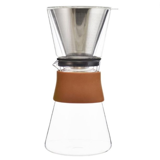 [164571-BB] Amsterdam Double Walled Glass Pour Over