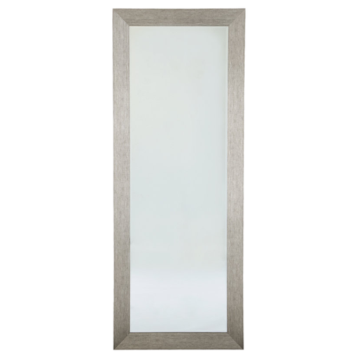 [502954-BB] Duka Floor Mirror Silver Finish