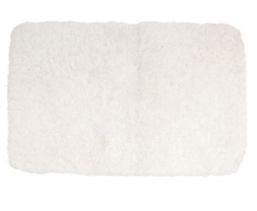 [164876-BB] Sherpa Microfiber Bath Mat White
