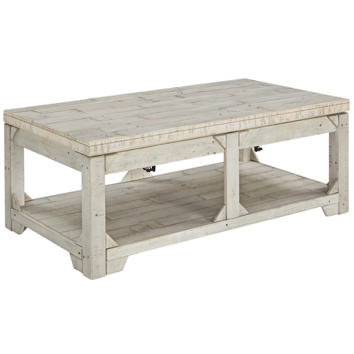 [503406-BB] Fregine Coffee Table with Lift Top Whitewash