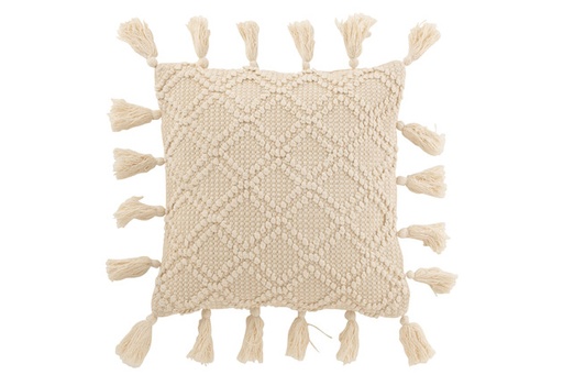 [165294-BB] Ariel Cushion Natural 18in