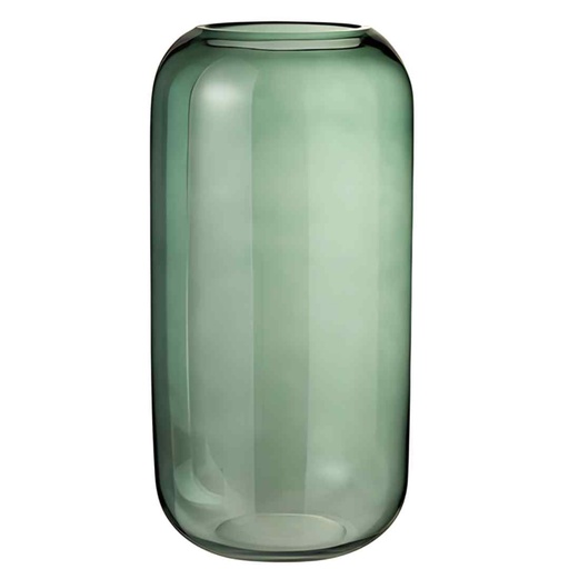 [165305-BB] Green Cylinder Vase 19in