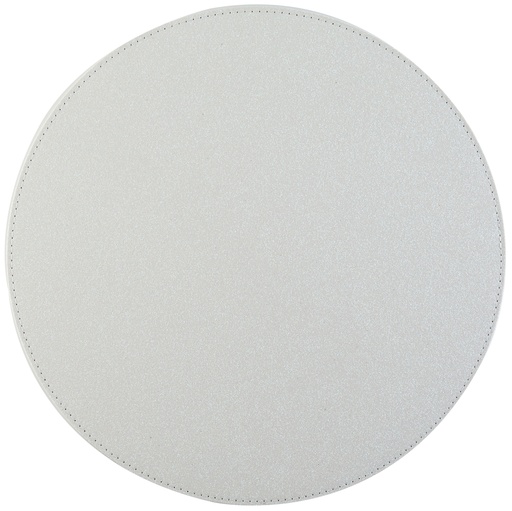 [165411-BB] Reversible Shimmer Placemat White
