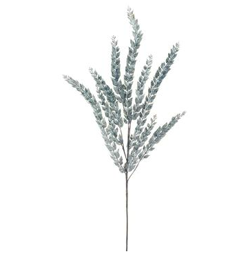 [165711-BB] Sumac Leaf Spray Blue 41in