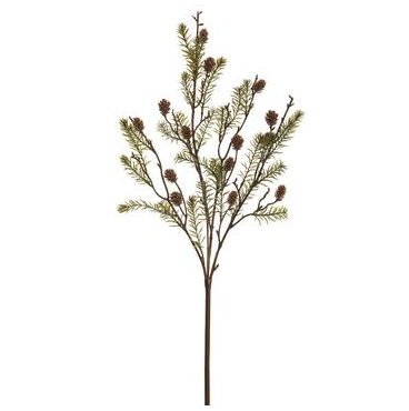[165764-BB] Pinecone Spray w/ Needles  28.5in
