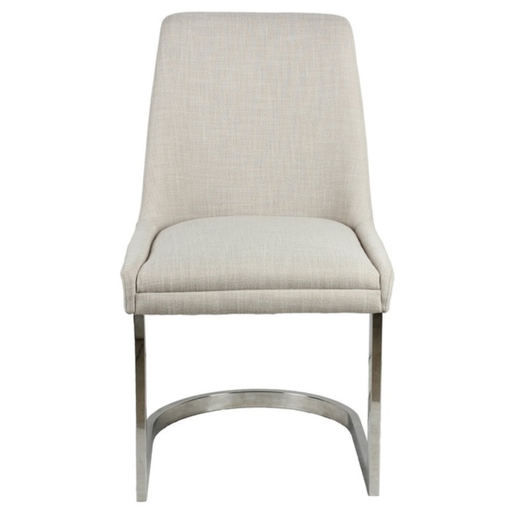 [166156-BB] Naples Dining Chair Pearl