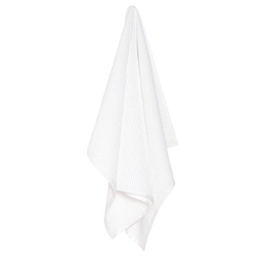 [109859-BB] Ripple Kitchen Towel White