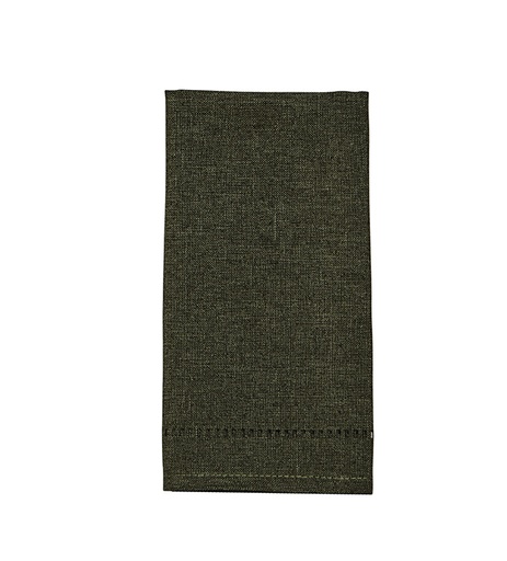[159230-BB] Linen Look Napkin Forest Green