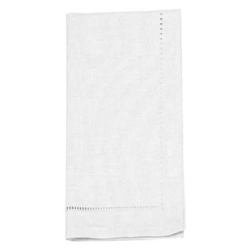 [144691-BB] Hemstitch Napkin White