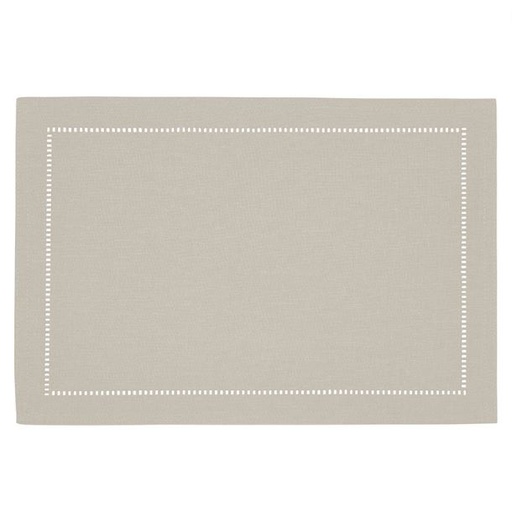 [144690-BB] Hemstitch Placemat Linen