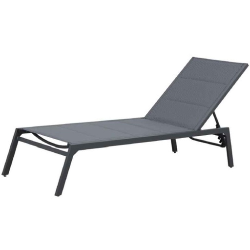 [166708-BB] Cali Sunlounger Gunmetal