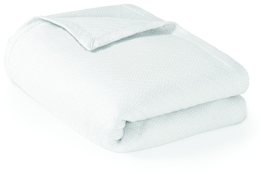 [117003-BB] Liquid Cotton Blanket Full/Queen White