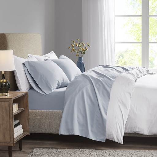 [503357-BB] Microcell Sheet Set King Blue