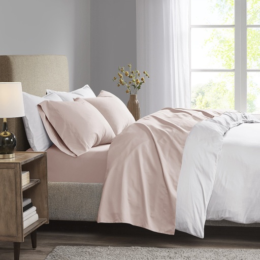[503358-BB] Microcell Sheet Set Queen Blush