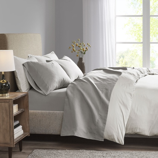 [503360-BB] Microcell Sheet Set Queen Grey
