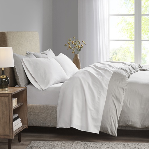 [503362-BB] Microcell Sheet Set Queen White