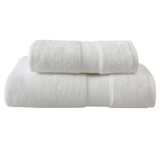 [166968-BB] Ankara Bath Towel White