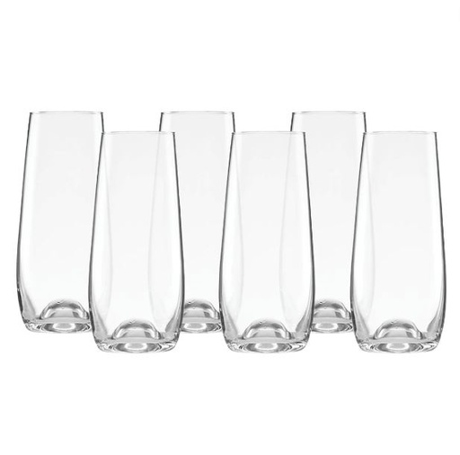 [157818-BB] Lenox Tuscany Classic Stemless Flute Glass 6 pc