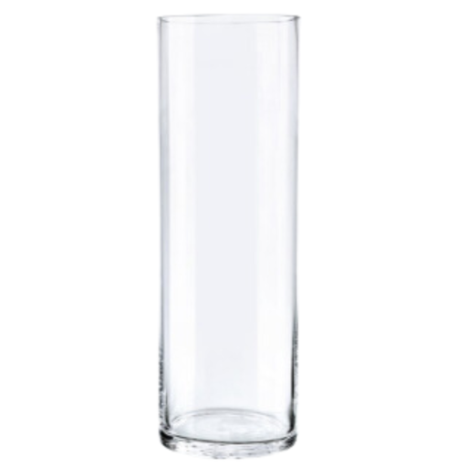 [167090-BB] Cylinder Glass Vase 12in