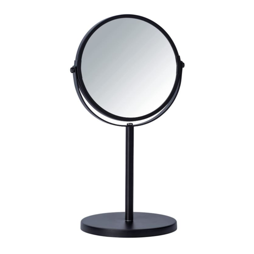 [167809-BB] Assisi Standing Cosmetic Mirror Black
